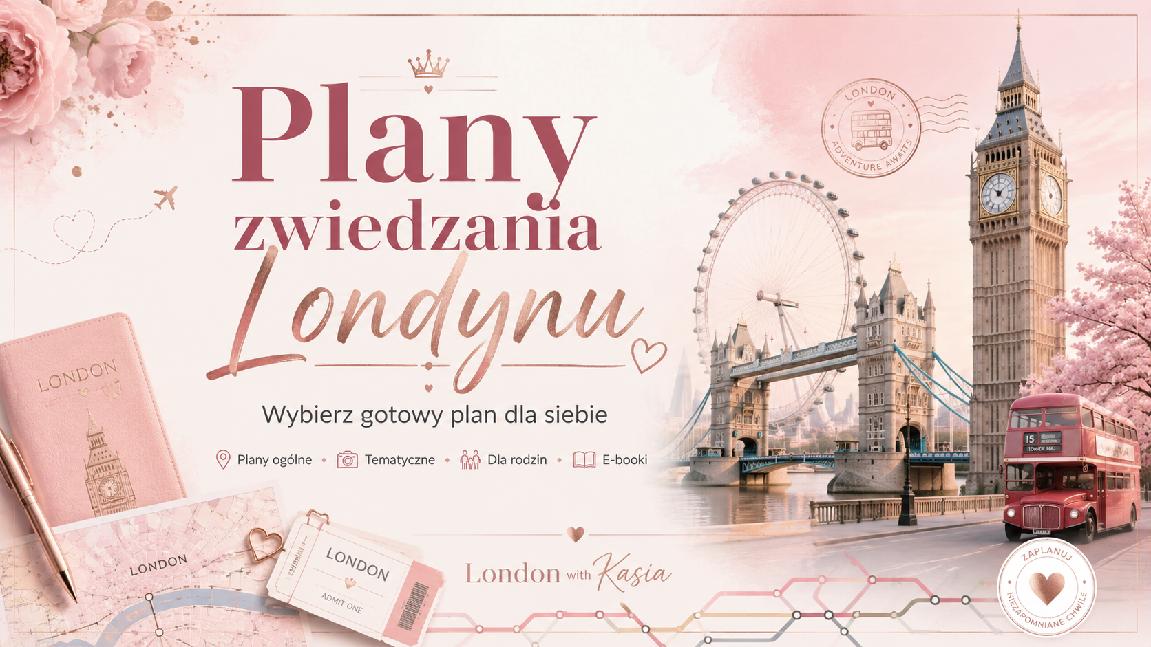 Plany zwiedzania Londynu – wybierz gotowy plan